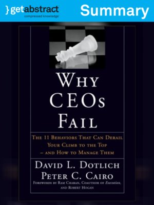 cover image of Why CEOs Fail (Summary)